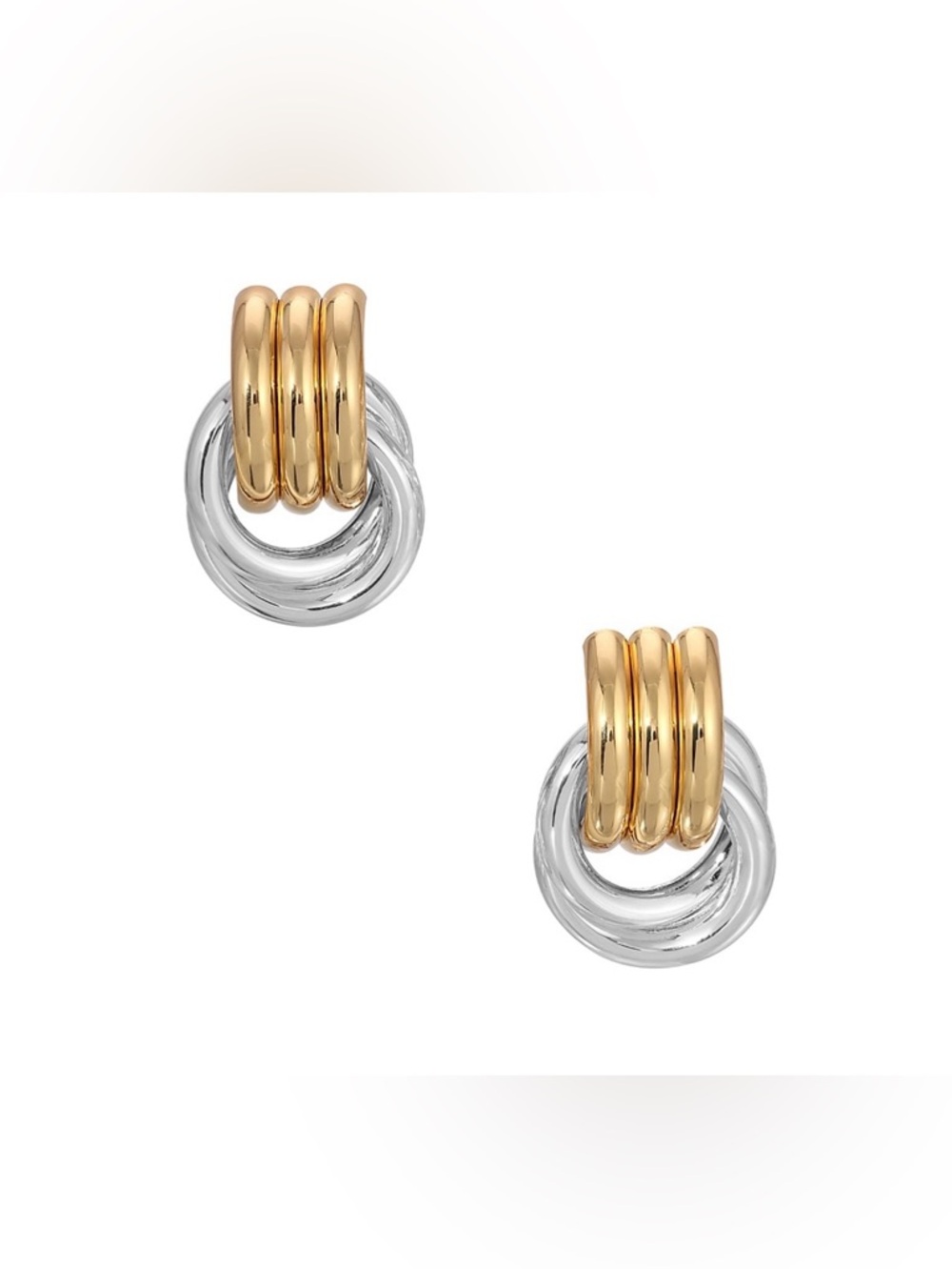 Double Knot Earrings | Mixed Metal | Heaven Mayhem